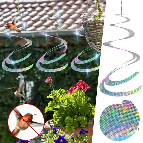Kbndieu Bird Scarer Bird Repellent Reflector Orchard Balcony Courtyard Decoration Reflective String Bird Repellent Home Essentials