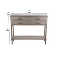 thumbnail image 5 of HomeRoots Decor Wooden Sideboard with 4 Spacious Drawers and 1 Open Shelf, Brown, 5 of 5