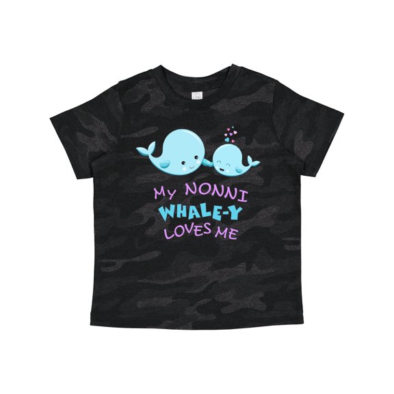 Inktastic My Nonni Whale-y Loves Me Boys or Girls Toddler T-Shirt
