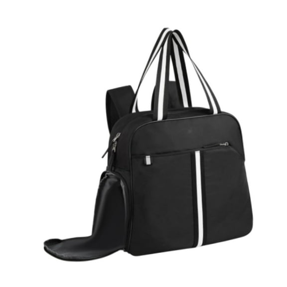 Bolsa de Pickleball Strade Bolsa de almacenamiento impermeable con compartimento para zapatos Negro