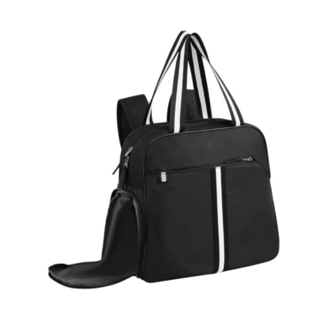 Bolsa de Pickleball Strade Bolsa de almacenamiento impermeable con compartimento para zapatos Negro