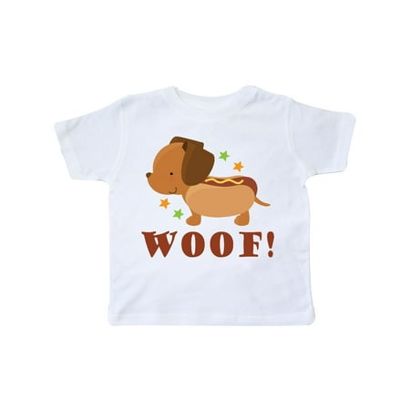 Dachshund Hot Dog Funny Toddler T-Shirt