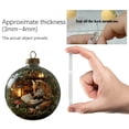 thumbnail image 4 of Lekihaqq Christmas Flat Ornaments tore Animals Series Plastic Hanging Decorations Reading Companions Festive Home Decor Holiday Shelf Display, 4 of 6