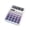 Purple, variant on 16x12cm Fall Season Minimalist Dual Power Solar Battery Desktop Calculator, Functional 12-Digit Large LCD Computing Tool For Campus Prep, Business Accounting & Daily Budget Data Organization-(Pink)