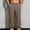 Coffee, variant on Mens Cooling Ice Silk Dress Pants Loose Fit Pleated Summer Slacks Lightweight Quick Dry Business Casual Trousers