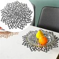 thumbnail image 2 of XKHBDL Vinyl Round Placemats Bulk Round Pressed Vinyl Leaf Dinning Kitchen Table Mats Decoration for Christmas Wedding Thanksgiving Party, 2 of 3