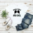 thumbnail image 2 of Pickle Ball and Chill T-Shirt Funny Pickle Ball Shirt for Pickleball Player Pickleball Gift for Pickleball Player, 2 of 6