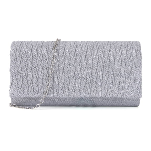 Elegant Envelope Clutch Bag with Detachable Chain Strap Cocktail Party Ladies Evening Purse for Women
