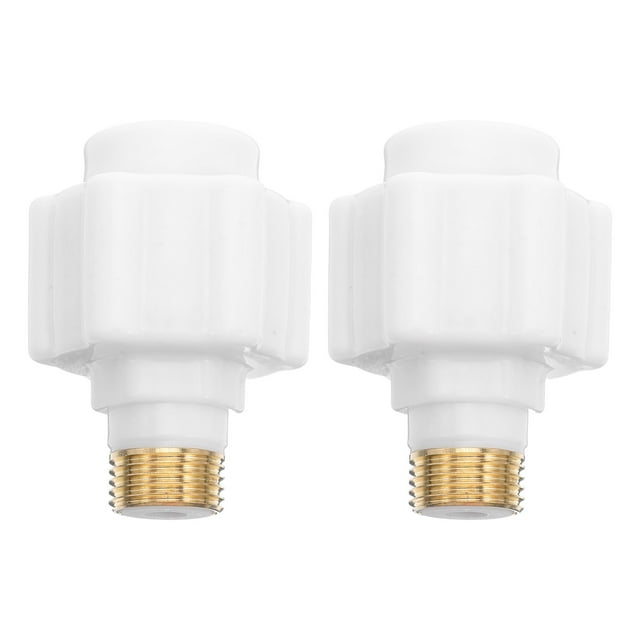 2 unidades de aislamiento universal para calentador de agua eléctrico de pared con cabezal de cobre integrado, protección contra fugas de energía solar, color blanco