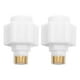 thumbnail image 1 of 2 unidades de aislamiento universal para calentador de agua eléctrico de pared con cabezal de cobre integrado, protección contra fugas de energía solar, color blanco, 1 of 7