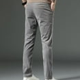 thumbnail image 7 of XIYON Mens Pants Casual Corduroy Pants Slim Fit Comfortable Stretch Breathable Lightweight Soft For Daily Wear And Outdoor Activities Trousers, 7 of 7