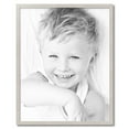 thumbnail image 2 of ArtToFrames 27" x 34" Slanted Lip White Picture Frame, 27x34 inch White Wood Poster Frame (WOM-4825),  Pack, 2 of 7