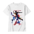 thumbnail image 1 of Playeras Cuello V Verano Niños Niñas Manga Corta Estampados Camiseta Tops Ropa, 1 of 5