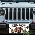 thumbnail image 5 of License Plate, Labrador Mom Badge Decorative Front,Personalized Stainless Steel License Plate Cover For Men Women,12.2" X 6.2", 5 of 6