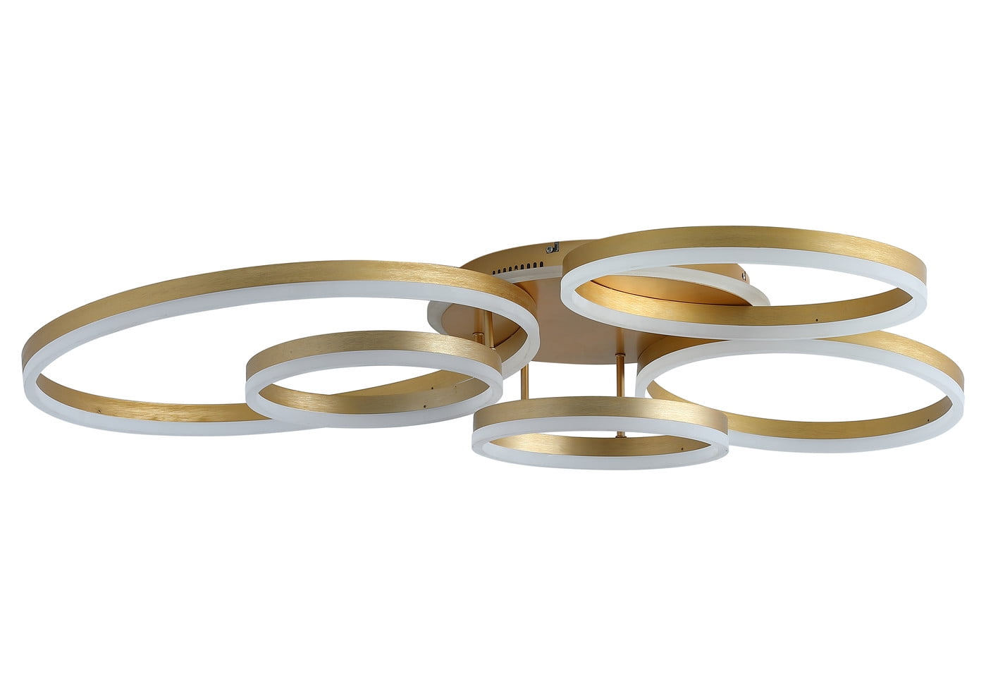 Aiwen 5-ring Shape Flush Mount Ceiling Lamp with 5 Integrated LED Lights
