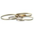 thumbnail image 2 of Aiwen 5-ring Shape Flush Mount Ceiling Lamp with 5 Integrated LED Lights, 2 of 8