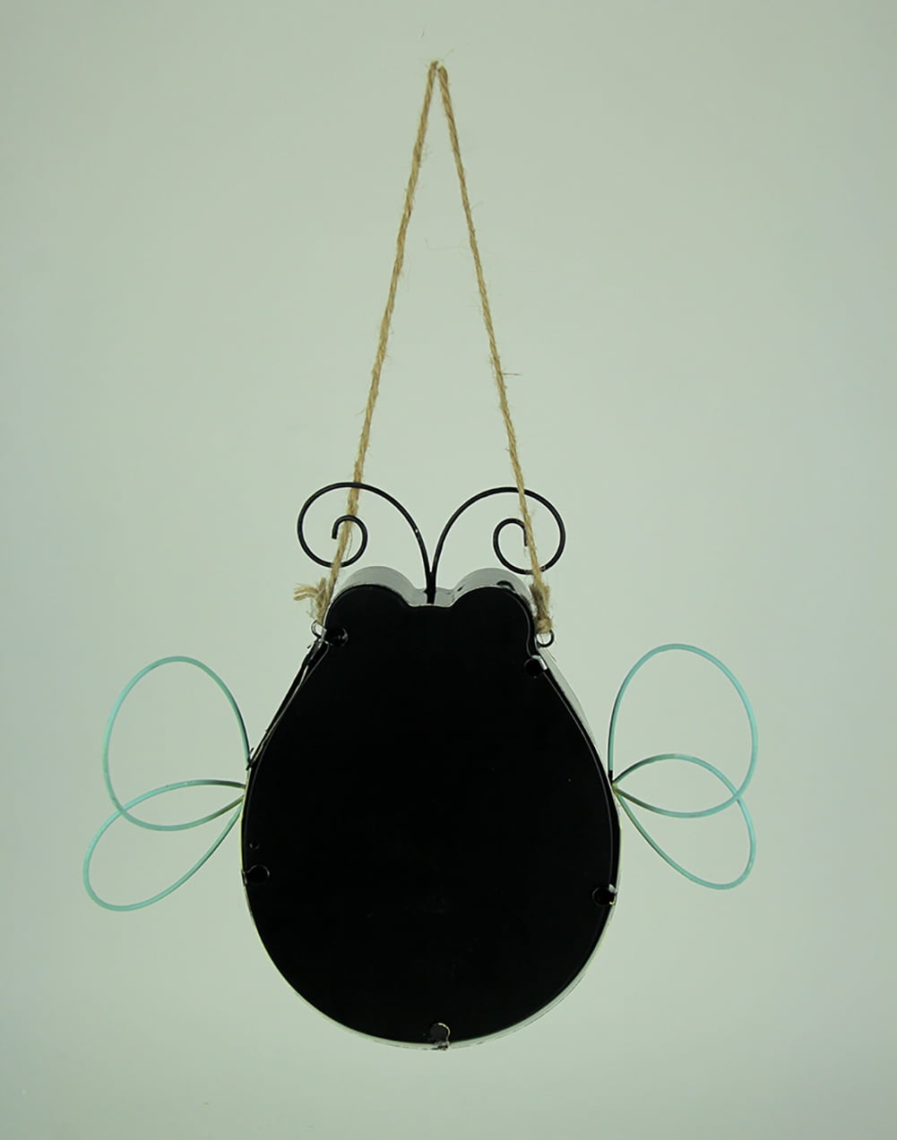 Things2Die4 Metal Bee Hanging LED Solar Garden Sculpture Light Yard Decor Art
