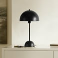 thumbnail image 5 of SAFAVIEH Ixora 18 in. Modern Black USB Port Metal Table Lamp with Black Shade, 5 of 6