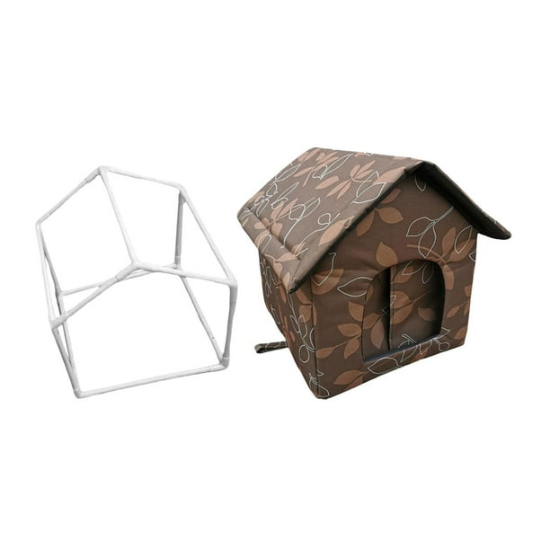 Casa para gatos impermeable para exteriores, cama aislante cálida, cómoda tienda de refugio para gatos callejeros, casa para mascotas para porche,