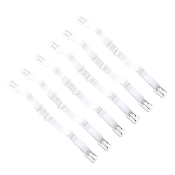 6pcs Adjustable Bra Strap Holders Nonslip Clips for Enhances Support and Confidence Suitable for Various Bra Styles