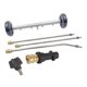 thumbnail image 5 of Limpiador de Chasis para Vehículos Limpiador de Bajo Automotriz Adaptador de Lavado para Carrocería con 4 Boquillas Conexión Rápida Y Ruedas Resistent Ruedas negras, 5 of 8