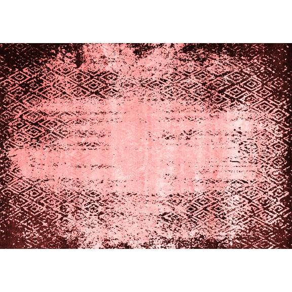 Ahgly Company Indoor Rectangle Persian Red Bohemian Area Rugs, 5' x 7'