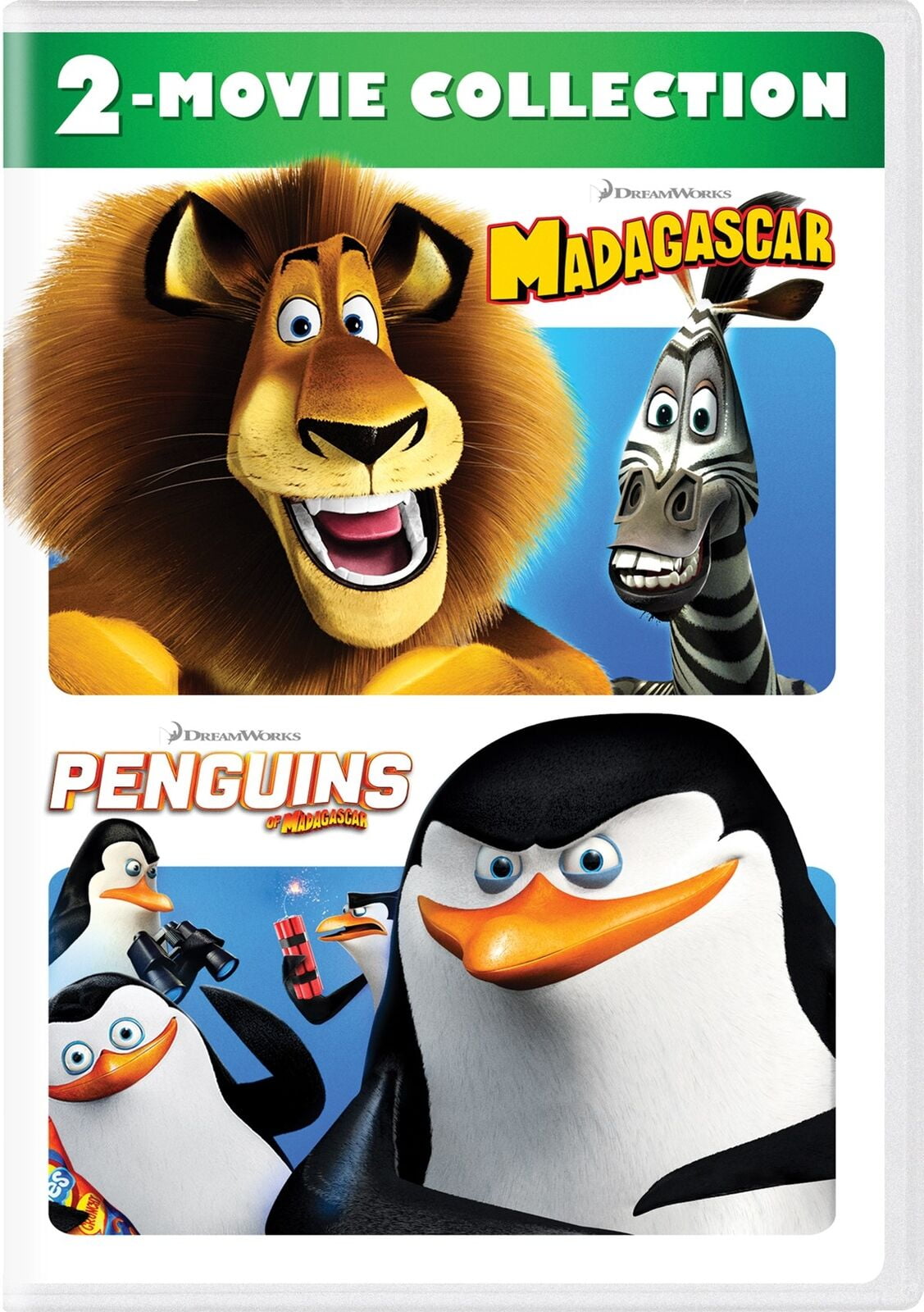 Madagascar / Penguins of Madagascar DVD Ben Stiller NEW