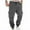 Dark Gray, variant on qucoqpe Mens Cargo Sweatpants Fleece Lined Tapered Athletic Joggers with Pockets Drawstring Elastic Waist Baggy Sweatpants