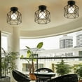 thumbnail image 3 of Nordic Iron Indoor Home LED Ceiling Lamp Living Room Balcony Porch Pendant Light, 3 of 7
