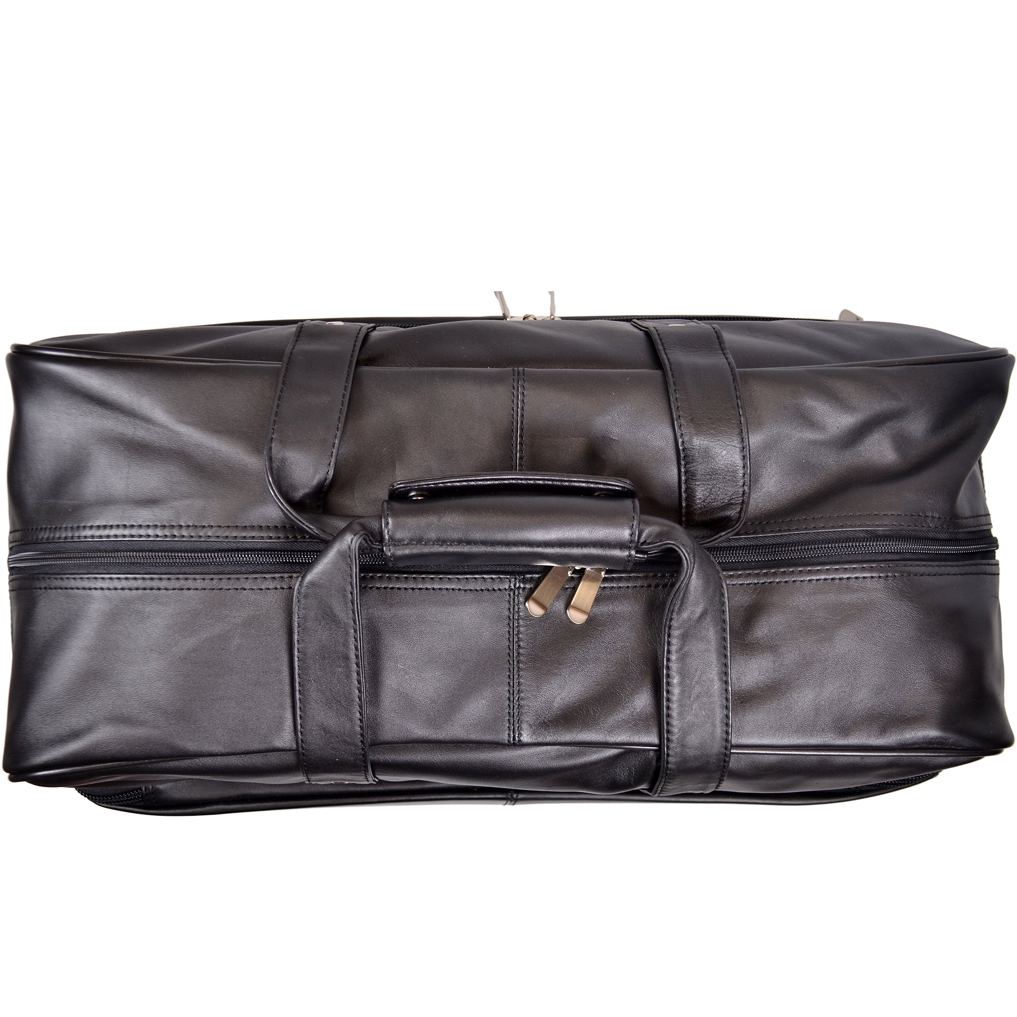 royce leather rolling trolley duffel bag