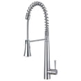 thumbnail image 1 of ALFI brand AB2039S Robinet de Cuisine à Ressorts en Acier Inoxydable Solide Commercial avec Douchette - Acier Inoxydable Brossé, 1 of 11