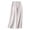 AB327 Beige, variant on Tisuna Women'S Casual Pants Solid Color Elastic Waist Straight Leg Trousers Women Classic Fit Linen Pants Beige Size L