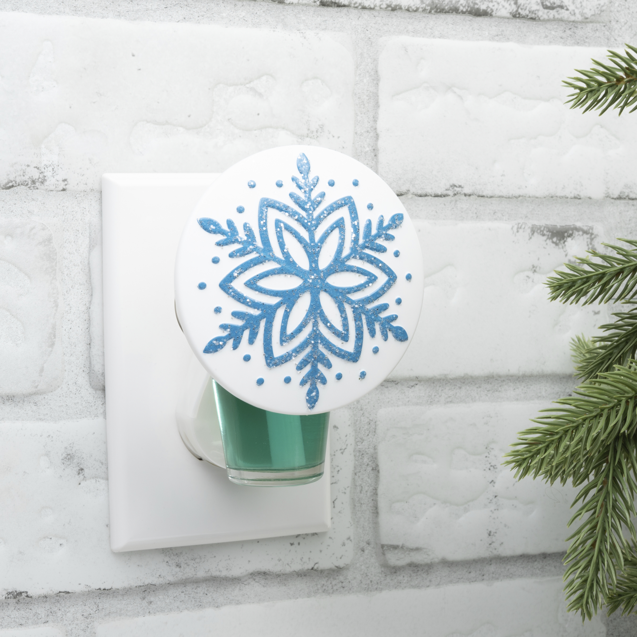 Mainstays Aroma Accents Fragrance Plug, Glitter Snowflake