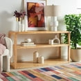 thumbnail image 3 of SAFAVIEH Omara Modern Style 3 Tier Console Table, Natural (53.4 in. W x 16.9 in. D x 30.2 in. H), 3 of 10