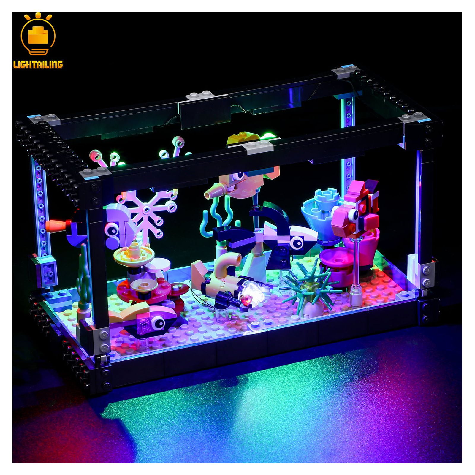 LIGHTAILING LED Light Kit for LEGO 31122 Creator Fish Tank Easy to Install Premium Quality with Hidden Cables Design Walmart