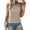 Khaki -AF10, variant on Gingham Tops for Women Cotton Linen Tank Tops 2026 Spring Summer Crewneck Sleeveless Shirts Basic Blouses Casual Clothes Black L