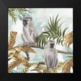 thumbnail image 2 of Watts, Eva 20x20 Black Modern Framed Museum Art Print Titled - Golden Monkeys, 2 of 5