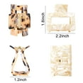 thumbnail image 4 of EIMELI Tortoise Shell French Style hair claw clip Medium hair jaw clips for Women thick hair,3 Packs, 4 of 7