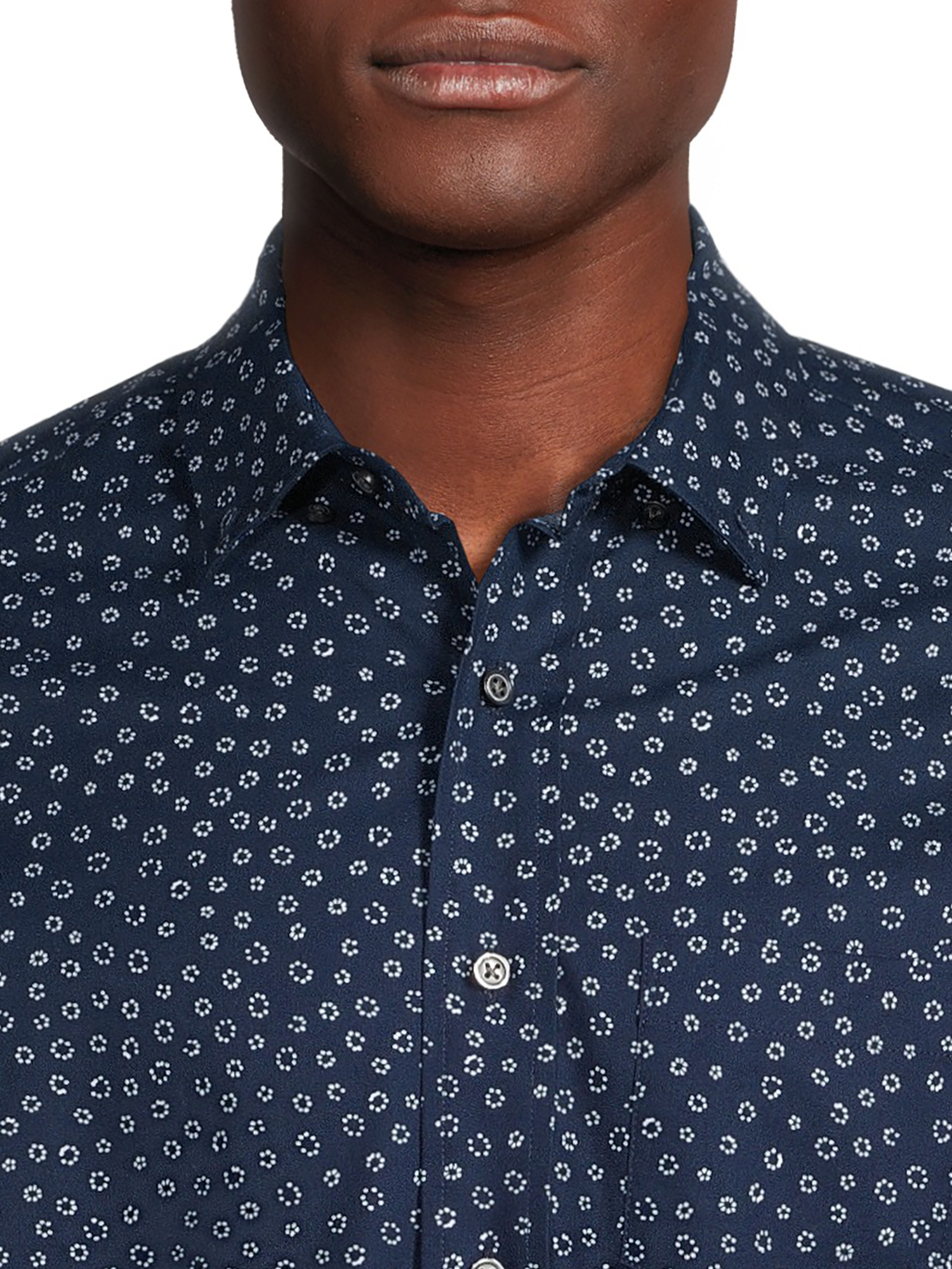 George Men's Poplin Shirt with Long Sleeves