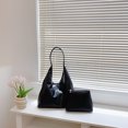 thumbnail image 1 of Paquete informal para mujer Bolsa de compras de gran capacidad Bolsa de ocio al aire libre (Negro), 1 of 3