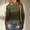 Army Green, variant on Womens Long Bell Sleeve Shirts Mock Neck Lettuce Trim Ribbed Knit Blouse Slim Fit Basic Going Out Crop Tops