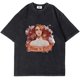 thumbnail image 4 of Camiseta con estampado de Lana Del Rey para hombre y mujer, camisetas Vintage lavadas, ropa de calle de Hip Hop, camisetas de algodón 100%, Tops informales de gran tamaño, 4 of 4