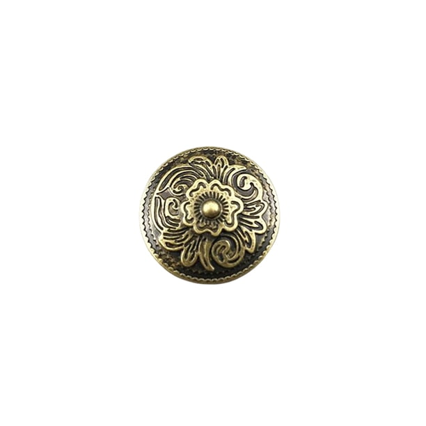 Qarigey Botón para herramientas artesanales de cuero, bolsa a presión, accesorios de sujeción para ropa, adorno antiguo de autoensamblaje, Ropa, zapatos y accesorios Miscelánea Bronce