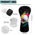 thumbnail image 7 of Uorisanigo 3 Pack Golf Club Head Covers, Driver/Fairway/Hybrid Headcovers, Soft Polyester Lined for Extra Club Protection, Designed to Fit All Woods and Drivers, Accessories, Golf & Grit, 7 of 7