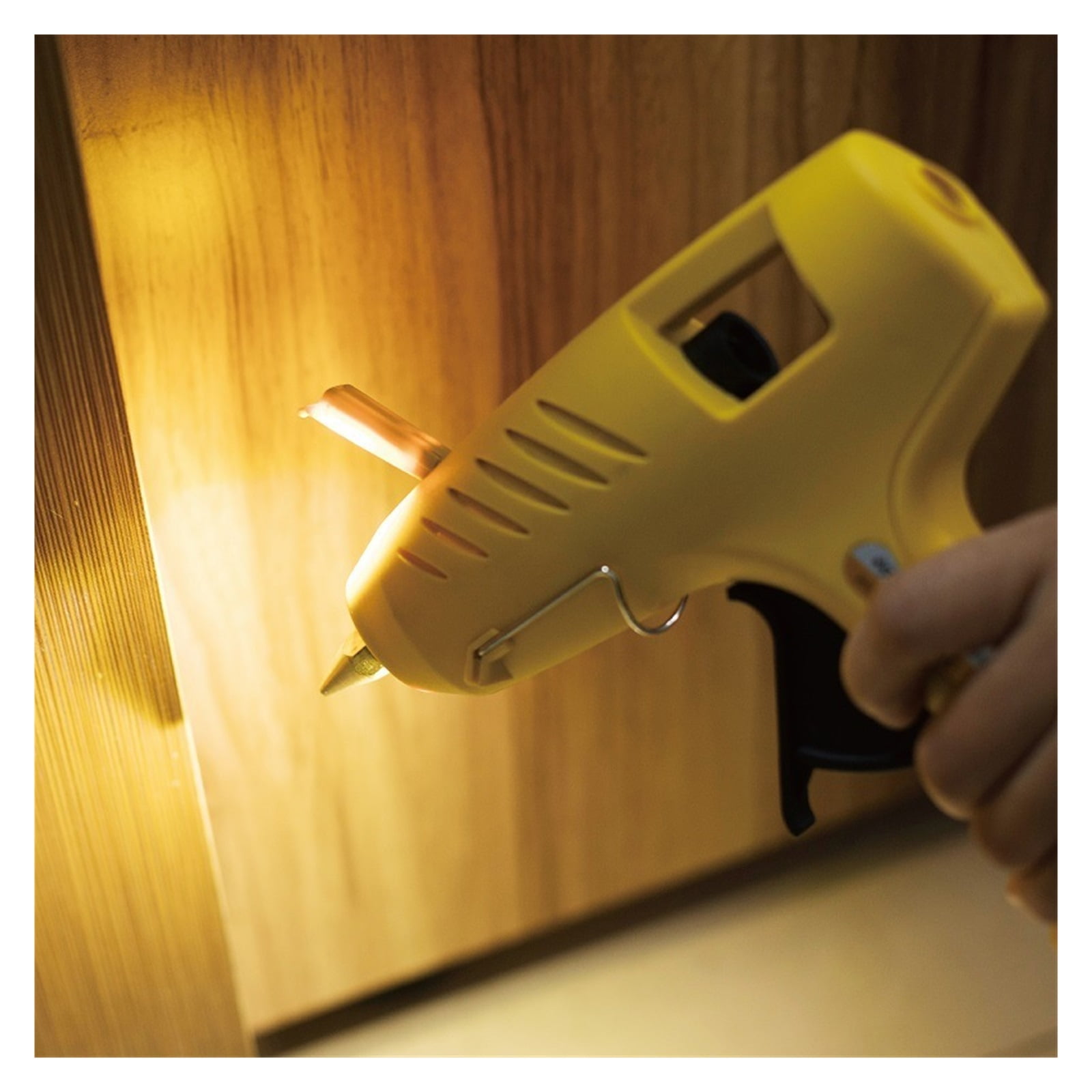 60W-100W Hot Melt Glue Gun Adjustable Thermo Gluegun Repair Heat Tools Industrial Electric Silicone Guns With Light