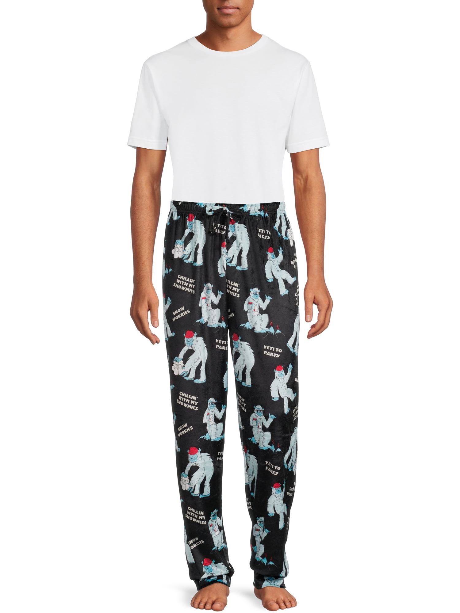 Men's Holiday Sleep Pants: YETI
