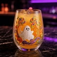 thumbnail image 7 of YSBDLQE Halloween Glassware Unbreakable – Ghost Pumpkin Printed Tumbler for Party Drinks, Daily Refreshments, Durable Halloween Decor for Home and Office,H, 7 of 7