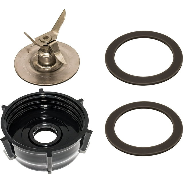 Ice Crushing Blade with 2 Gaskets and Jar Base Cap Replacement Part, Compatible with Oster and Osterizer Blenders, Blender Replacement Part & Accessories.