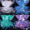 thumbnail image 5 of Nail Giltter Sequines Fluorescent Glass Paper Dust Powder Nail Art DIY Decor, 5 of 7