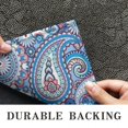 thumbnail image 6 of Blue Paisley and Floral Pattern Door Rugs,Washable Non Slip Door Mats Indoor,Decorative Door Mats,Entry Mat Indoor for Entrance,Bedroom,Kitchen,Bathroom,17"x30", 6 of 6